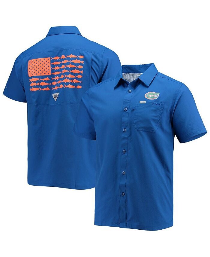 Мужская рубашка на пуговицах PFG Royal Florida Gators Slack Tide Camp Columbia, синий
Мужская рубашка на пуговицах PFG Royal Florida Gators Slack Tide Camp Columbia, синий