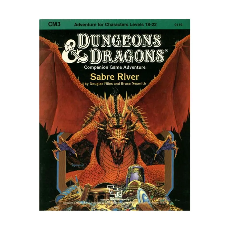 Модуль Sabre River, Basic Dungeons & Dragons (Original Edition) - Modules & Adventures - CM Series
Модуль Sabre River, Basic Dungeons & Dragons (Original Edition) - Modules & Adventures - CM Series