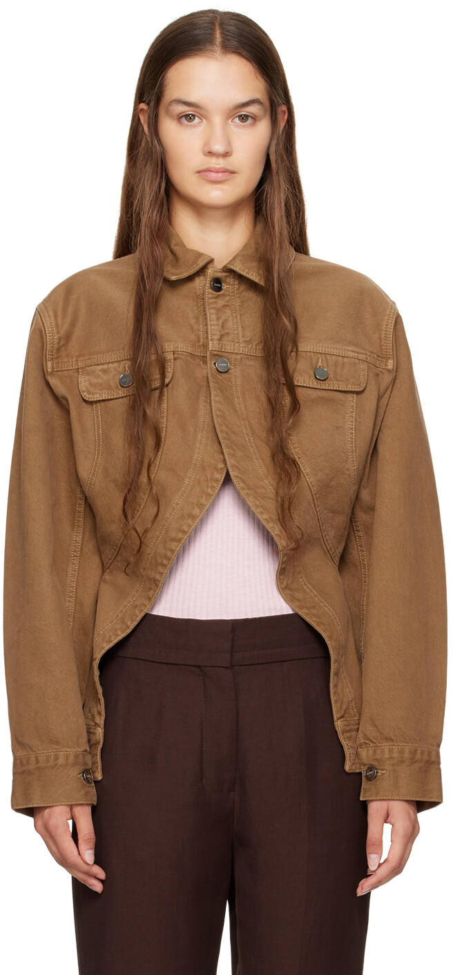 Светло-коричневая куртка Le Chouchou La Veste de Nmes Caraco Jacquemus, Коричневый
Светло-коричневая куртка Le Chouchou La Veste de Nmes Caraco Jacquemus, Коричневый