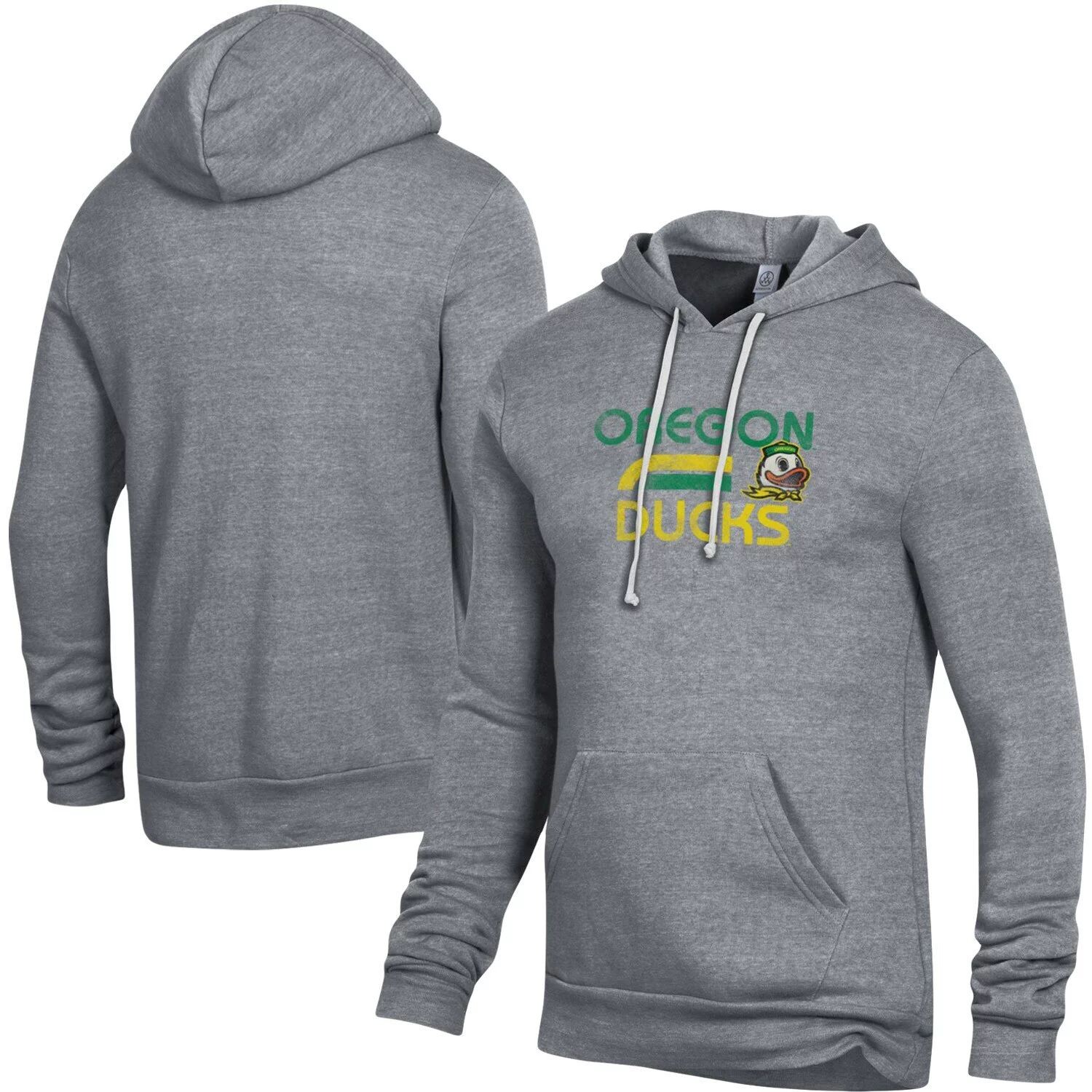 Мужская альтернативная одежда: серый пуловер с капюшоном Oregon Ducks Team Stack Challenger Tri-Blend
Мужская альтернативная одежда: серый пуловер с капюшоном Oregon Ducks Team Stack Challenger Tri-Blend