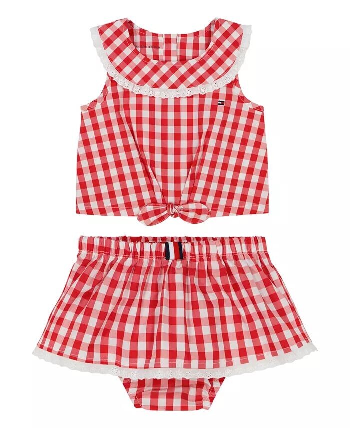 Комплект из топа в клетку и шорт в клетку для маленьких девочек Tommy Hilfiger, мультиколор
Комплект из топа в клетку и шорт в клетку для маленьких девочек Tommy Hilfiger, мультиколор
