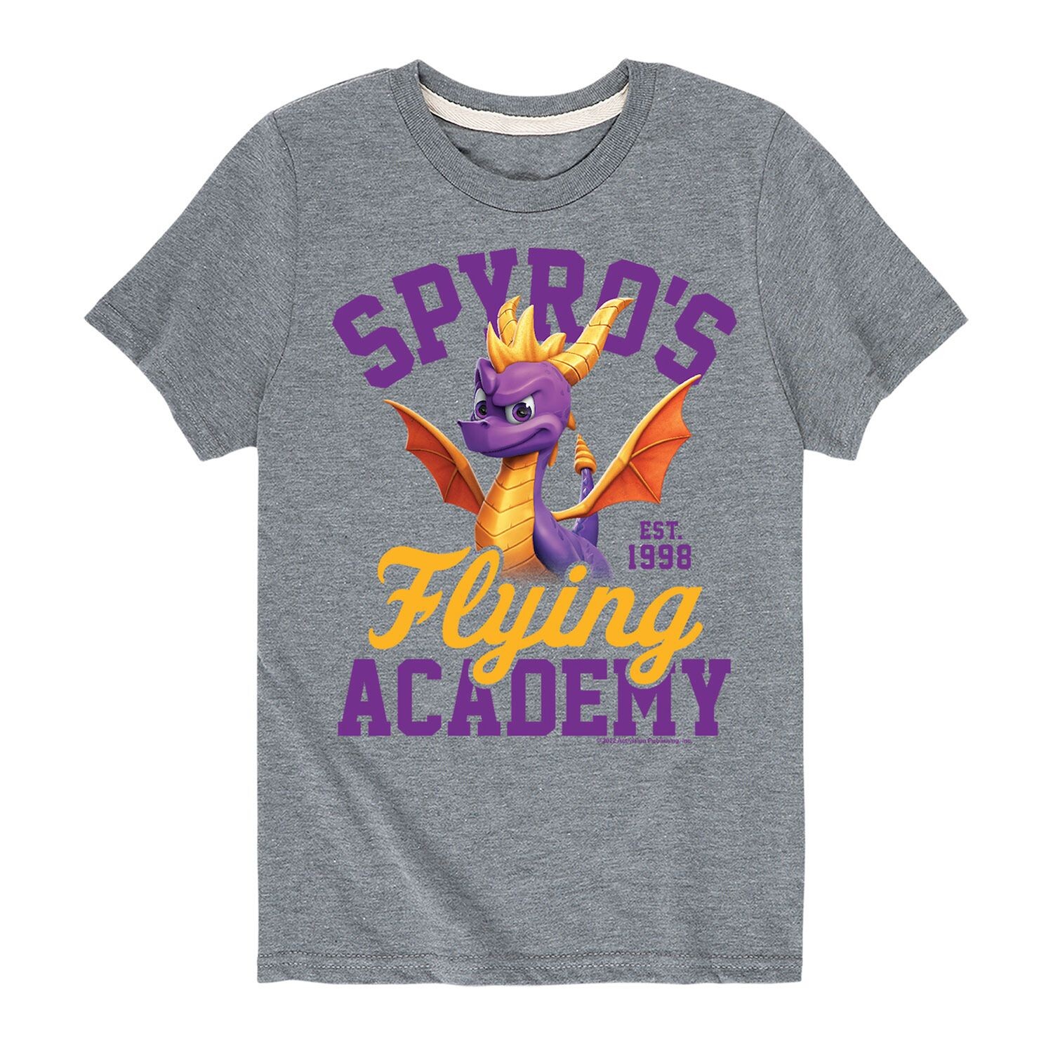 Футболка с рисунком Spyro Flying Academy для мальчиков 8–20 лет Licensed Character, серый
Футболка с рисунком Spyro Flying Academy для мальчиков 8–20 лет Licensed Character, серый