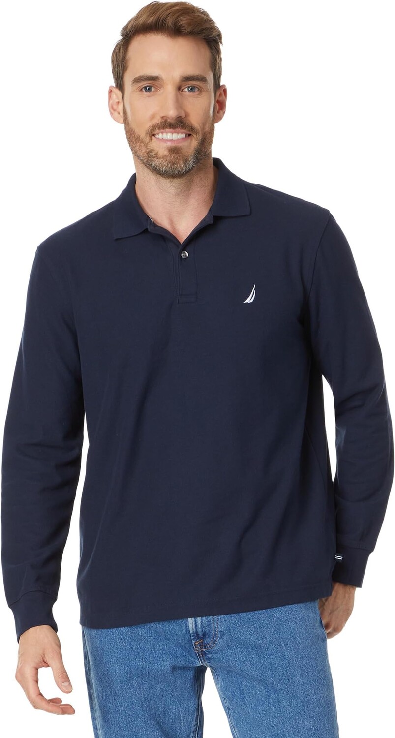 Рубашка-поло Sustainably Crafted Classic Fit Long Sleeve Deck Polo Nautica, темно-синий
Рубашка-поло Sustainably Crafted Classic Fit Long Sleeve Deck Polo Nautica, темно-синий