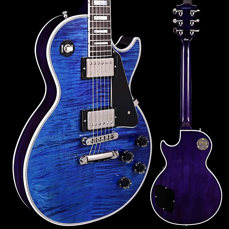 Электрогитара Gibson Les Paul Custom Figured, HAND SELECTED TOP, Translucent Blue Gloss 10lbs 0.5oz
Электрогитара Gibson Les Paul Custom Figured, HAND SELECTED TOP, Translucent Blue Gloss 10lbs 0.5oz