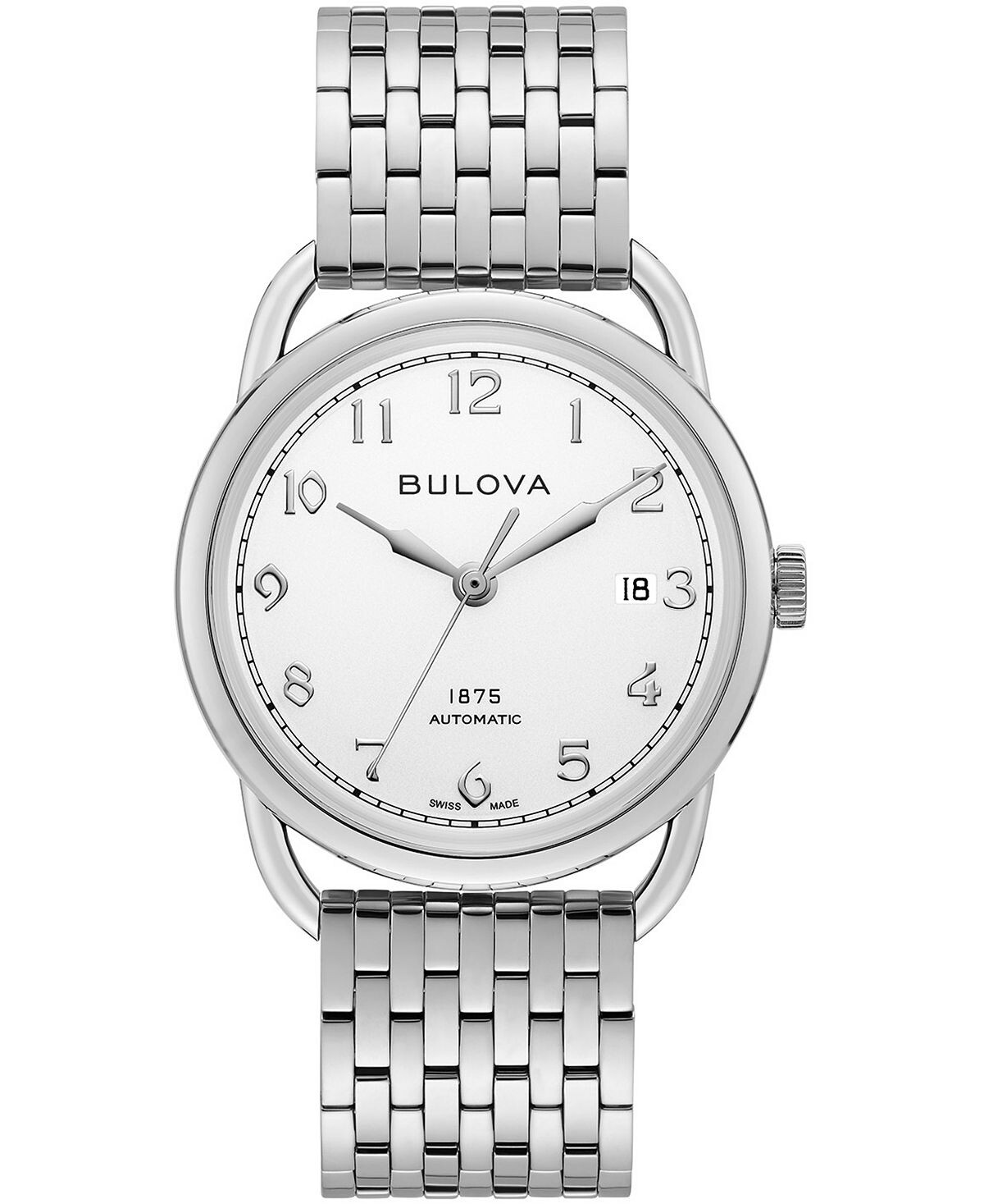LIMITED EDITION Мужские швейцарские автоматические часы Joseph Bulova с браслетом из нержавеющей стали, 38,5 мм
LIMITED EDITION Мужские швейцарские автоматические часы Joseph Bulova с браслетом из нержавеющей стали, 38,5 мм