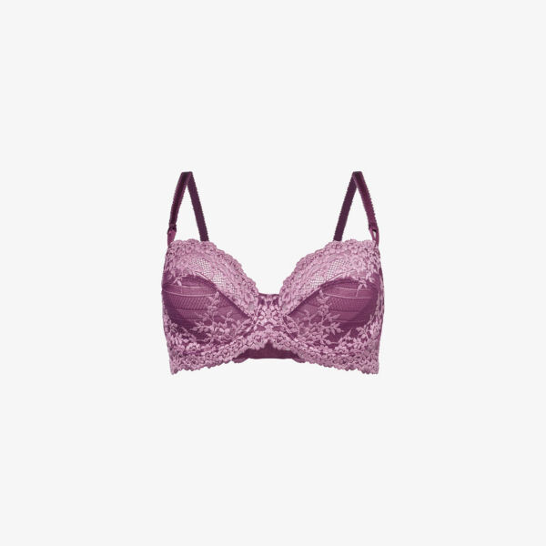 Бюстгальтер-балкон из эластичного кружева embrace lace Wacoal, цвет italian plum/valerian
Бюстгальтер-балкон из эластичного кружева embrace lace Wacoal, цвет italian plum/valerian