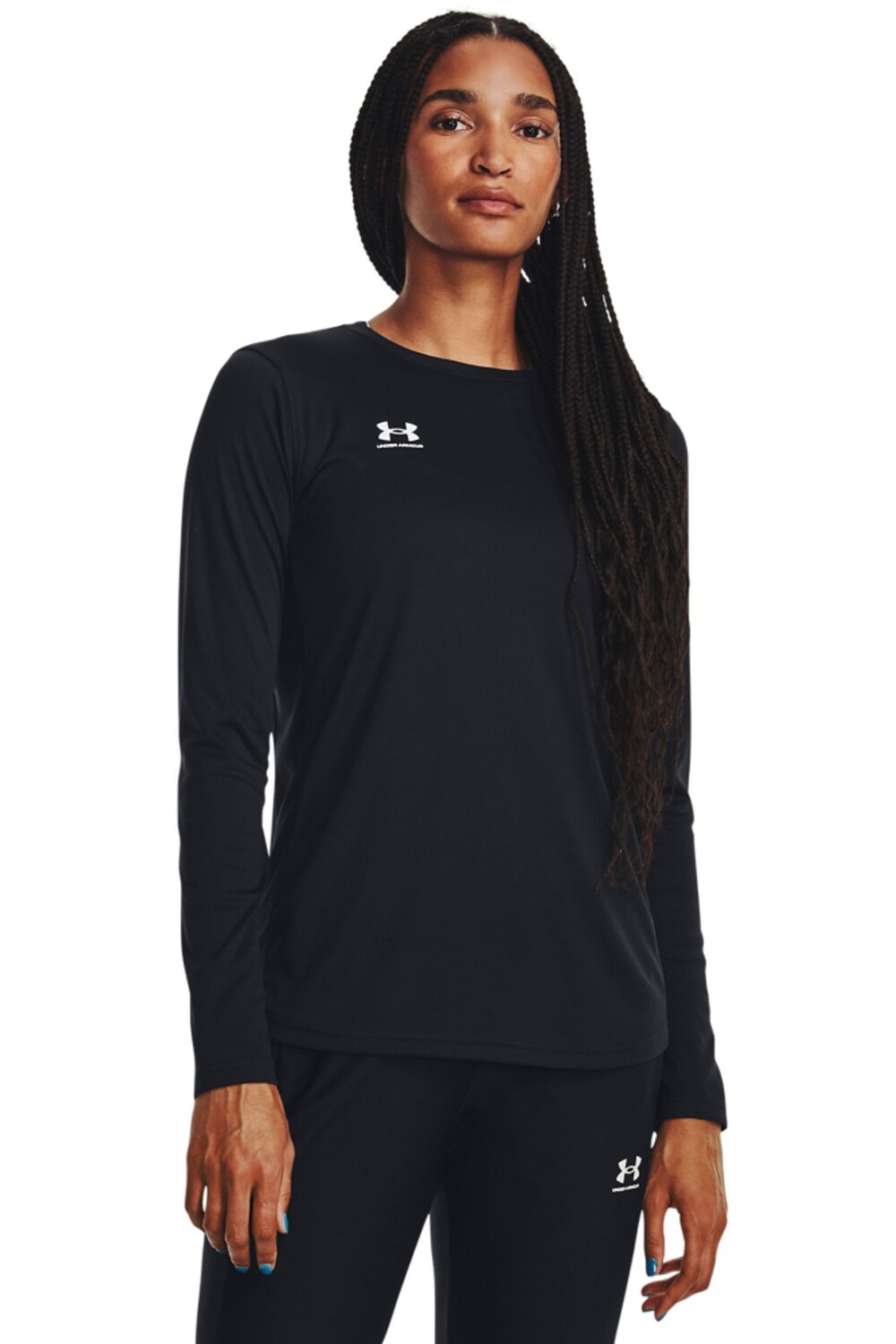 Черная тренировочная футболка с длинными рукавами Challenger Under Armour, черный
Черная тренировочная футболка с длинными рукавами Challenger Under Armour, черный
