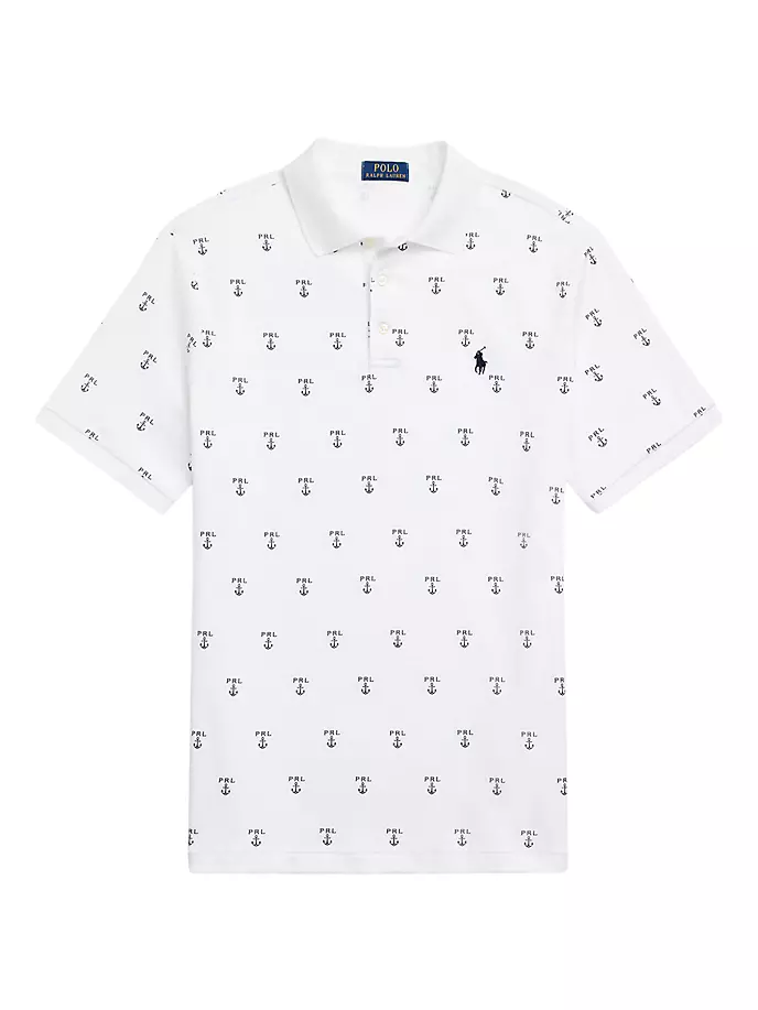Рубашка поло из хлопка с принтом интерлок Polo Ralph Lauren, цвет classic anchor white
Рубашка поло из хлопка с принтом интерлок Polo Ralph Lauren, цвет classic anchor white