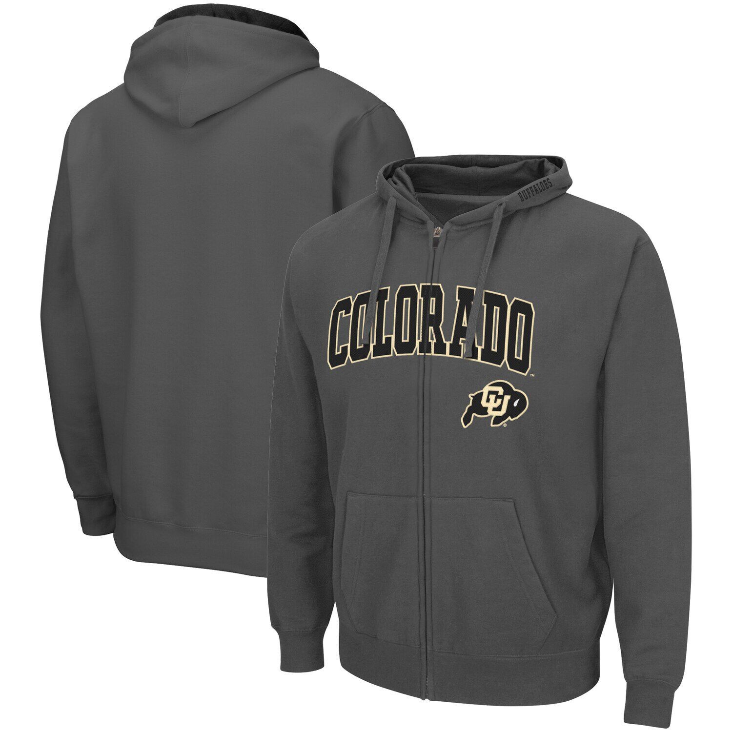 Мужская толстовка с молнией во всю длину Colosseum Charcoal Colorado Buffaloes Arch & Logo 3.0
Мужская толстовка с молнией во всю длину Colosseum Charcoal Colorado Buffaloes Arch & Logo 3.0