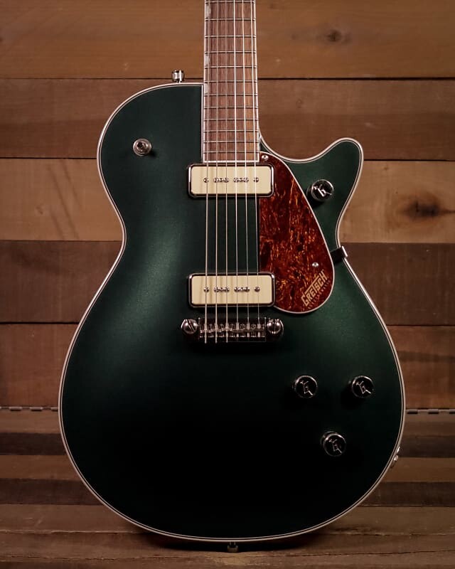 Электрогитара Gretsch G5210-P90 Electromatic Jet Two 90 Single-Cut with Wraparound, Laurel Fingerboard, Cadillac Green
Электрогитара Gretsch G5210-P90 Electromatic Jet Two 90 Single-Cut with Wraparound, Laurel Fingerboard, Cadillac Green