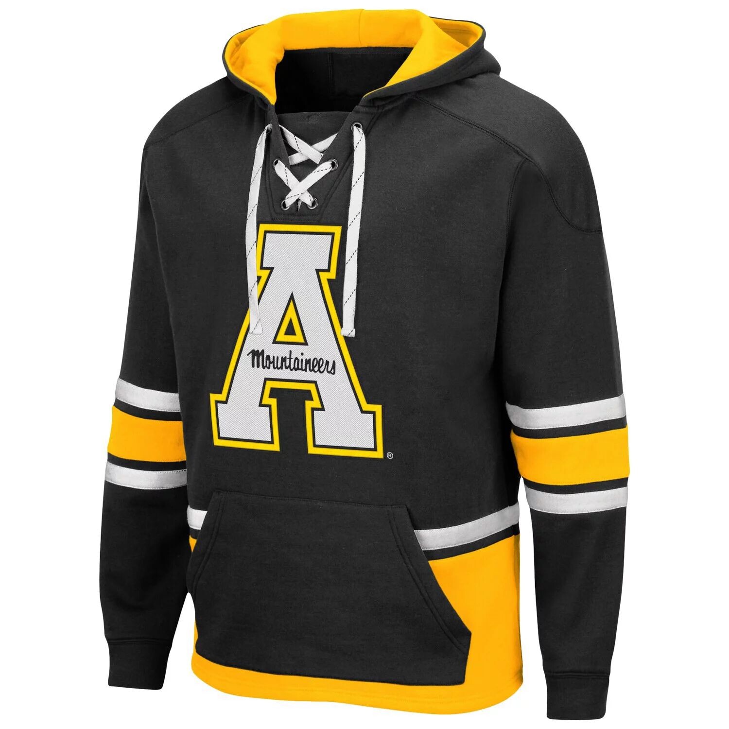 Мужской черный пуловер с капюшоном Appalachian State Mountaineers на шнуровке 3.0 Colosseum
Мужской черный пуловер с капюшоном Appalachian State Mountaineers на шнуровке 3.0 Colosseum