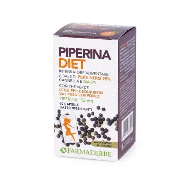 Farmaderbe Piperina Диетическая добавка для увеличения массы тела, 60 таблеток
Farmaderbe Piperina Диетическая добавка для увеличения массы тела, 60 таблеток