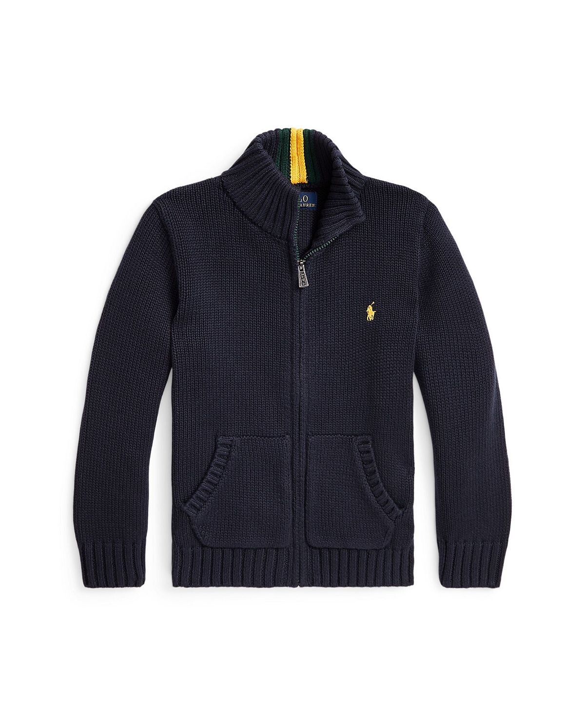 Хлопковый свитер с молнией во всю длину для малышей и мальчиков Polo Ralph Lauren
Хлопковый свитер с молнией во всю длину для малышей и мальчиков Polo Ralph Lauren