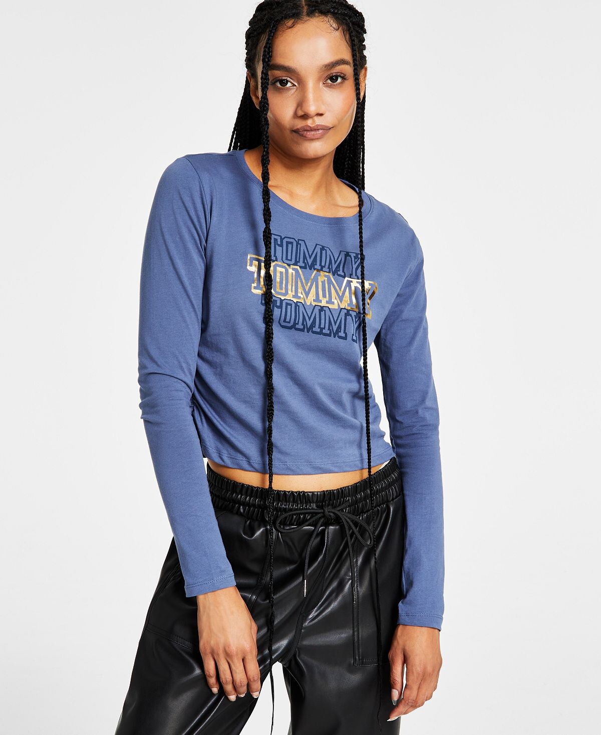 Женская футболка с фольгированным логотипом и сборками по бокам Tommy Jeans, мульти
Женская футболка с фольгированным логотипом и сборками по бокам Tommy Jeans, мульти