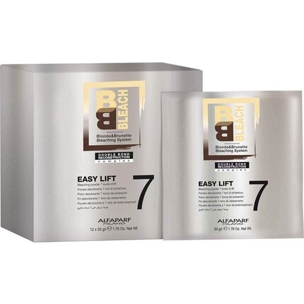 Bb Bleach Easy Lift 7 тонов саше 12X50G Комплекс восстановления двойной связи 600G, Alfaparf Milano
Bb Bleach Easy Lift 7 тонов саше 12X50G Комплекс восстановления двойной связи 600G, Alfaparf Milano