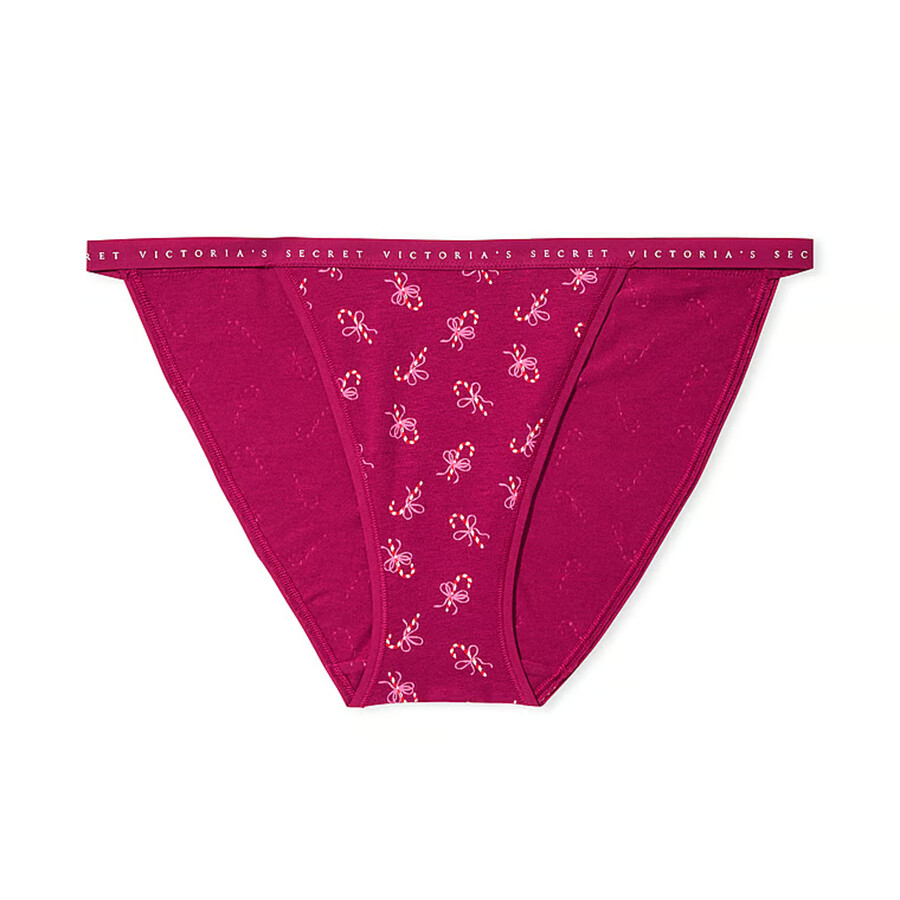 Трусы Victoria's Secret Stretch Cotton String Bikini Classic, бордовый/розовый, Красный
Трусы Victoria's Secret Stretch Cotton String Bikini Classic, бордовый/розовый, Красный