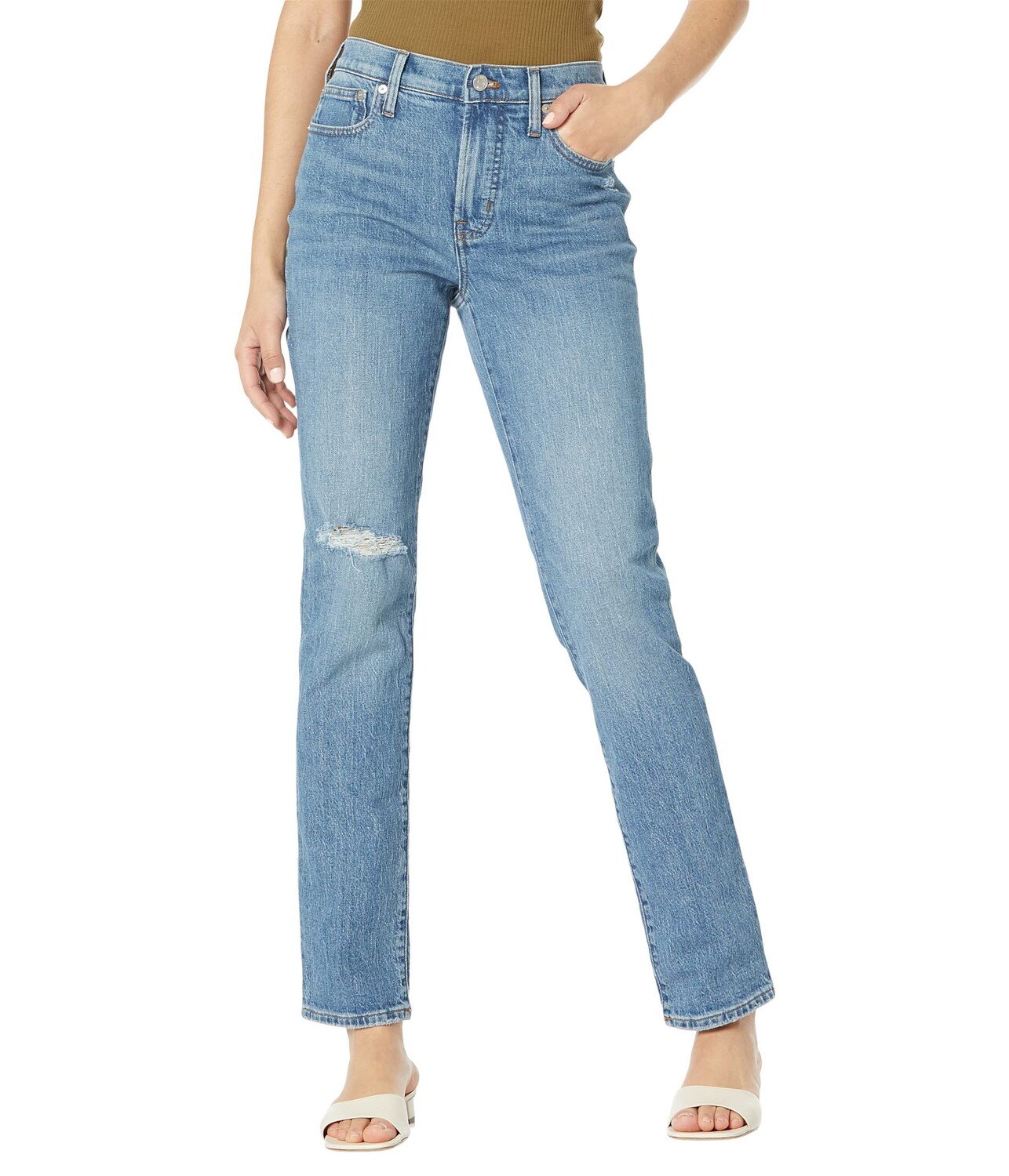 Джинсы Madewell, The Tall Mid-Rise Perfect Vintage Jean in Ainsdale Wash: Knee-Rip Edition
Джинсы Madewell, The Tall Mid-Rise Perfect Vintage Jean in Ainsdale Wash: Knee-Rip Edition