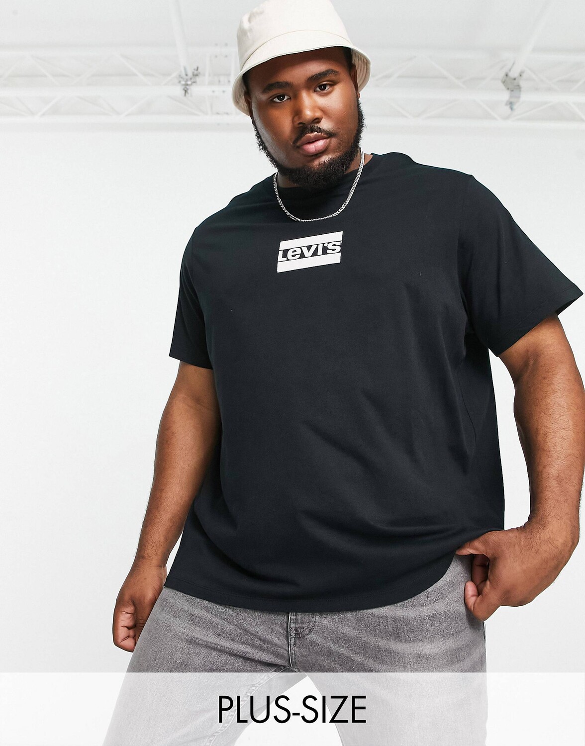 Черная футболка Levi's Big & Tall с небольшим спортивным логотипом на груди, Черный
Черная футболка Levi's Big & Tall с небольшим спортивным логотипом на груди, Черный