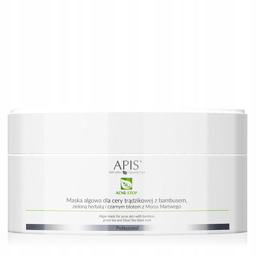 APIS Водорослевая маска Acne-Stop для кожи с акне с бамбуком, зеленым чаем и черной грязью Мертвого моря 100г
APIS Водорослевая маска Acne-Stop для кожи с акне с бамбуком, зеленым чаем и черной грязью Мертвого моря 100г