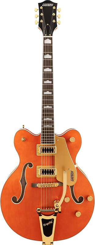 Gretsch G5422TG Electromatic Classic Hollowbody Double-Cut w/ Bigsby & Gold Hardware - Orange Stain
Gretsch G5422TG Electromatic Classic Hollowbody Double-Cut w/ Bigsby & Gold Hardware - Orange Stain