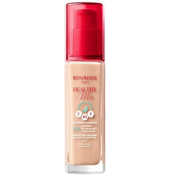 Bourjois Healthy Mix Clean веганский сияющий тональный крем 50 Rose Ivory 30 мл
Bourjois Healthy Mix Clean веганский сияющий тональный крем 50 Rose Ivory 30 мл