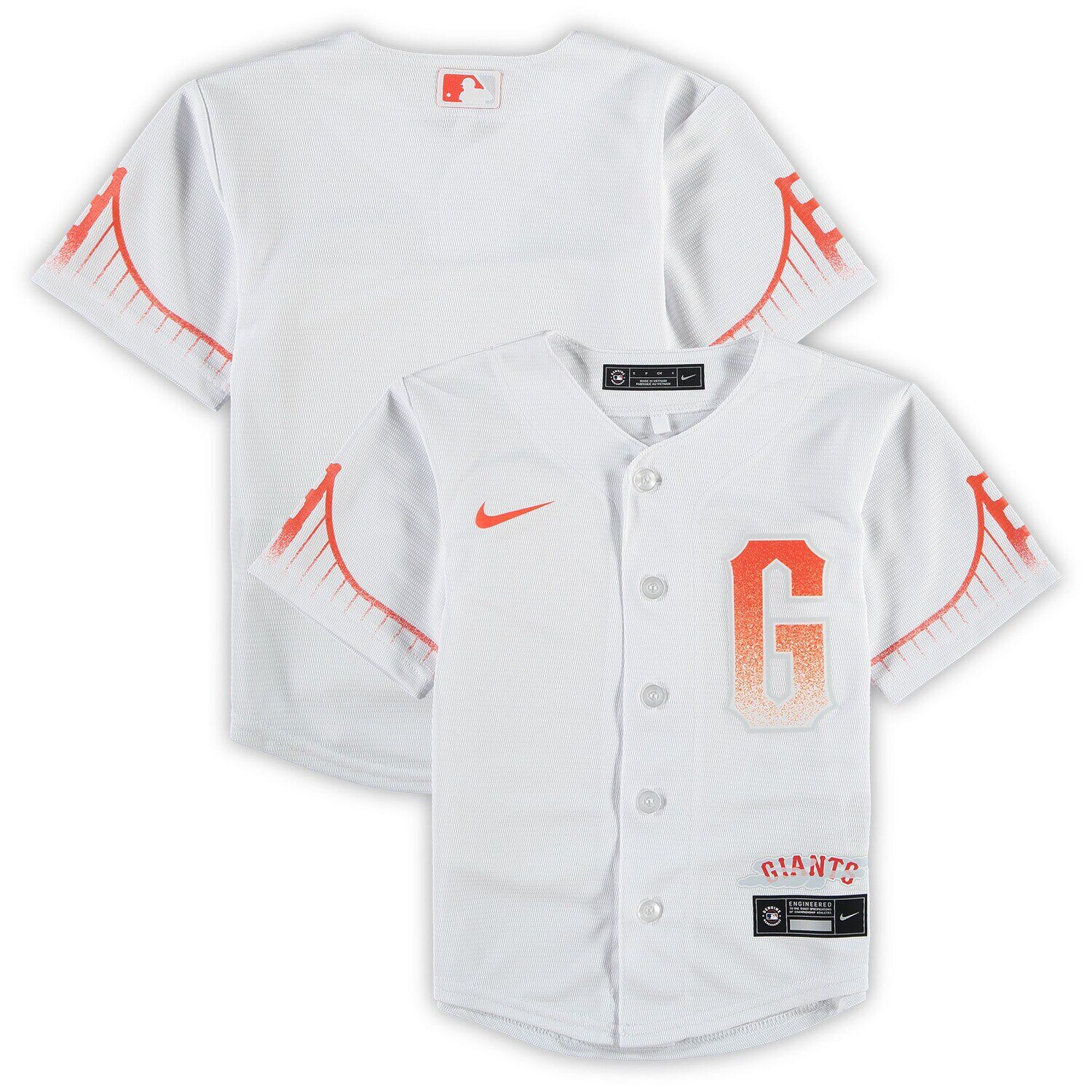 Реплика футбольной команды Nike San Francisco Giants 2021 MLB City Connect для дошкольников Nike White San Francisco Giants Nike
Реплика футбольной команды Nike San Francisco Giants 2021 MLB City Connect для дошкольников Nike White San Francisco Giants Nike