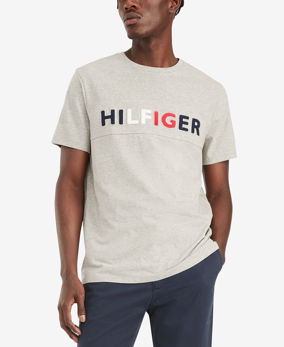 Мужская футболка с коротким рукавом с американским логотипом Tommy Hilfiger, мульти
Мужская футболка с коротким рукавом с американским логотипом Tommy Hilfiger, мульти