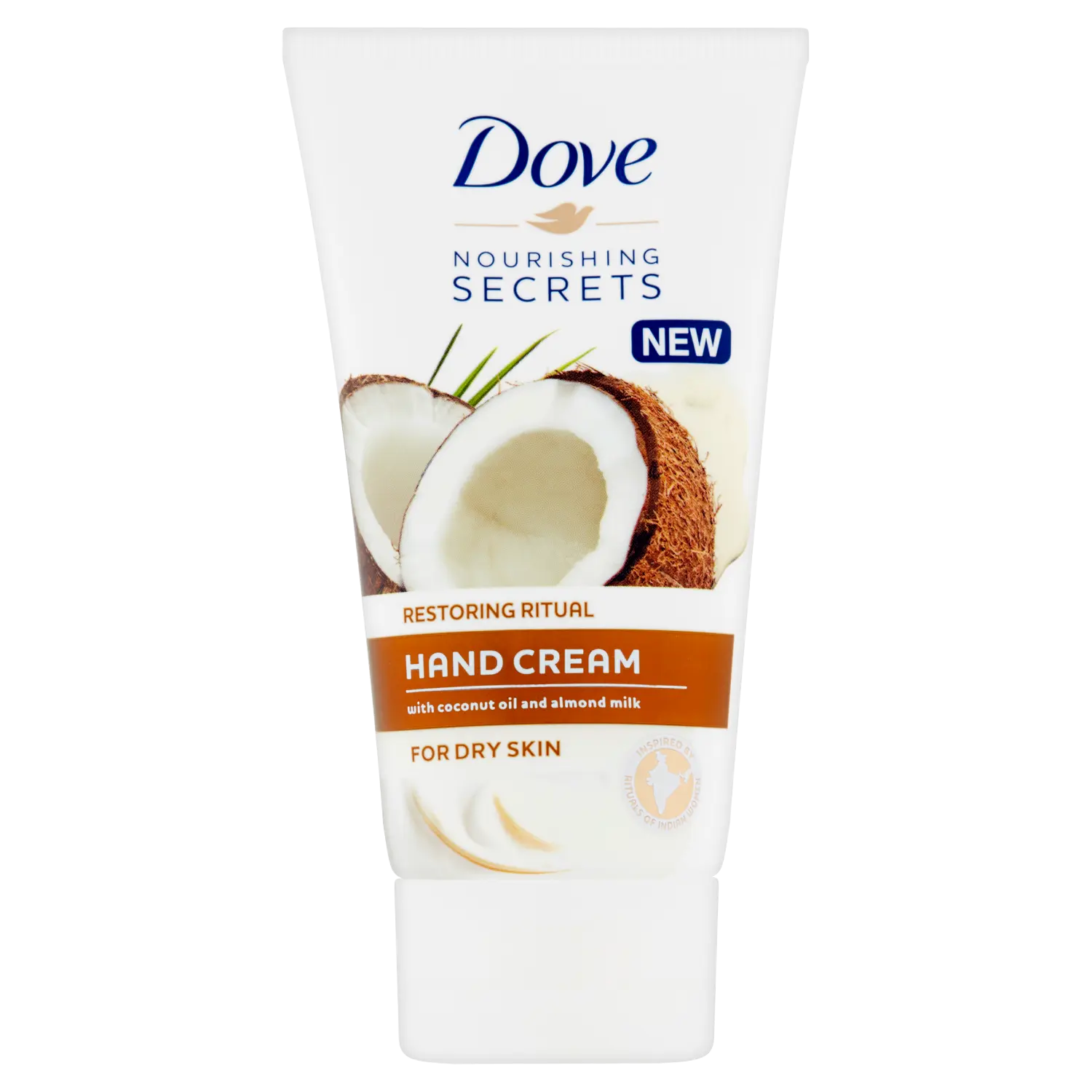 Dove Nourishing Secrets Restoring Ritual питательный крем для рук с кокосовым маслом и миндальным молочком, 75 мл
Dove Nourishing Secrets Restoring Ritual питательный крем для рук с кокосовым маслом и миндальным молочком, 75 мл