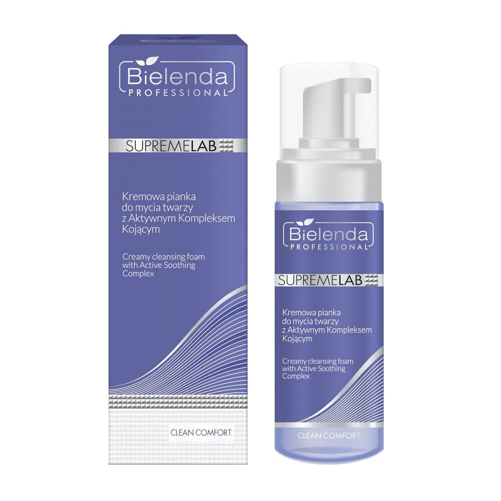Bielenda Professional Крем-пенка для умывания SupremeLab Clean Comfort с активным успокаивающим комплексом 150мл
Bielenda Professional Крем-пенка для умывания SupremeLab Clean Comfort с активным успокаивающим комплексом 150мл