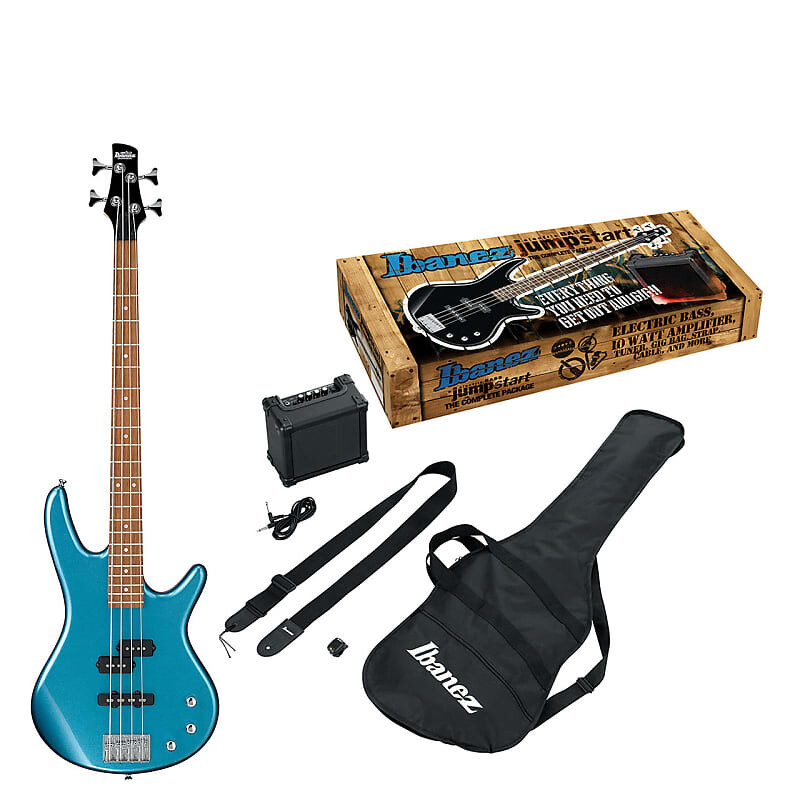 Ibanez Jumpstart All In One Electric Bass Guitar Package, 4-струнная, Gio, синяя Jumpstart All In One Electric Bass Guitar Package,4-String, Gio,
Ibanez Jumpstart All In One Electric Bass Guitar Package, 4-струнная, Gio, синяя Jumpstart All In One Electric Bass Guitar Package,4-String, Gio,