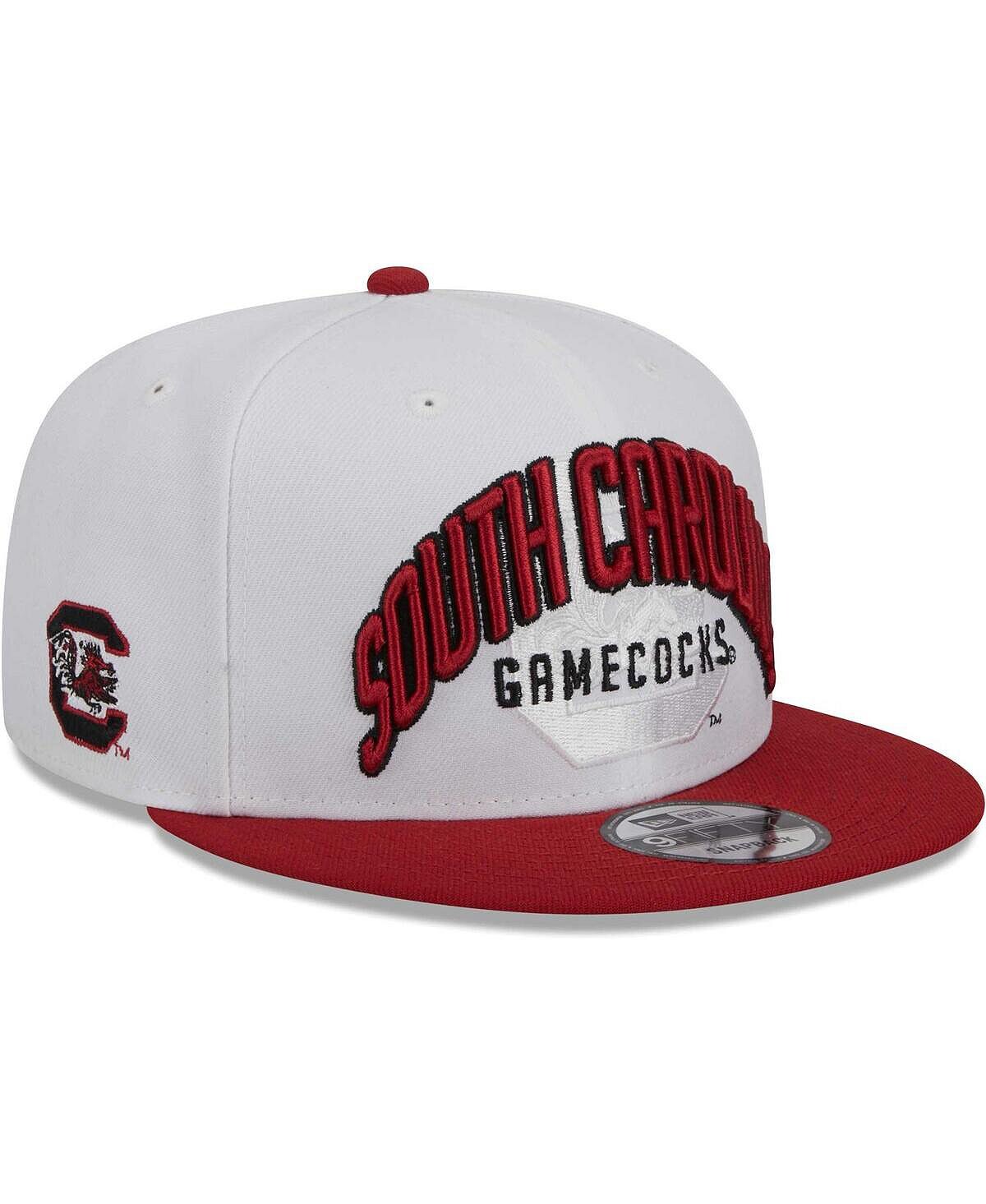 Мужская двухцветная кепка 9FIFTY Snapback South Carolina Gamecocks белого цвета с гранатом New Era
Мужская двухцветная кепка 9FIFTY Snapback South Carolina Gamecocks белого цвета с гранатом New Era