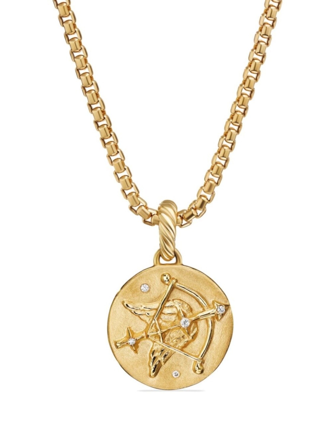 Подвеска Sagittarius из желтого золота с бриллиантами David Yurman, золотой
Подвеска Sagittarius из желтого золота с бриллиантами David Yurman, золотой