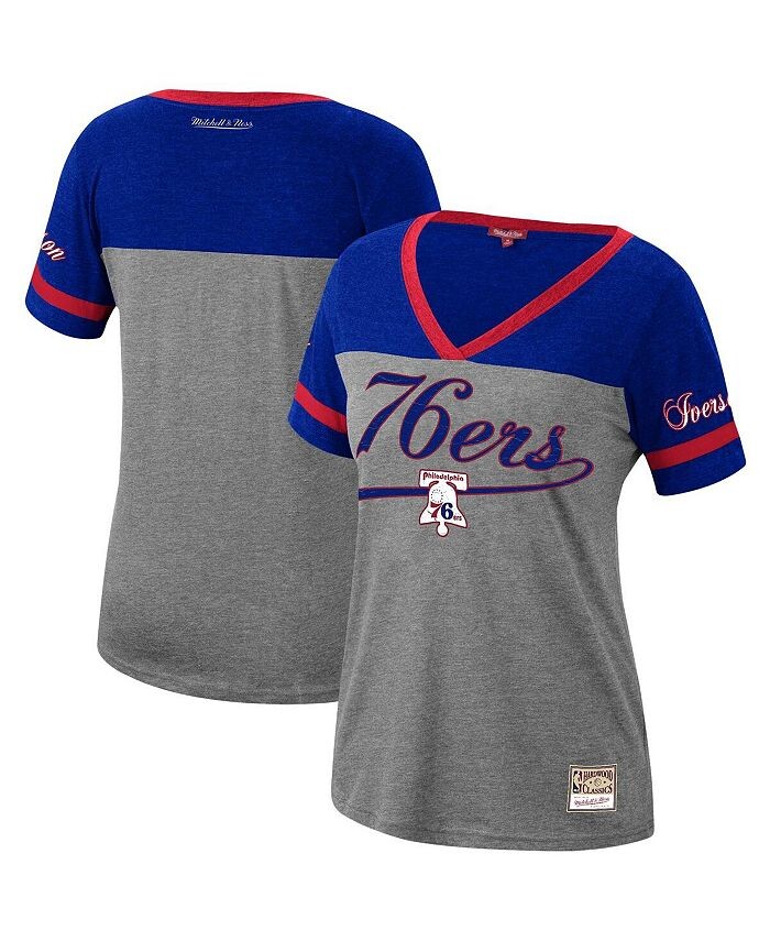 Женская темно-серая футболка Allen Iverson Philadelphia 76ers Team Captain с v-образным вырезом Mitchell & Ness, серый
Женская темно-серая футболка Allen Iverson Philadelphia 76ers Team Captain с v-образным вырезом Mitchell & Ness, серый