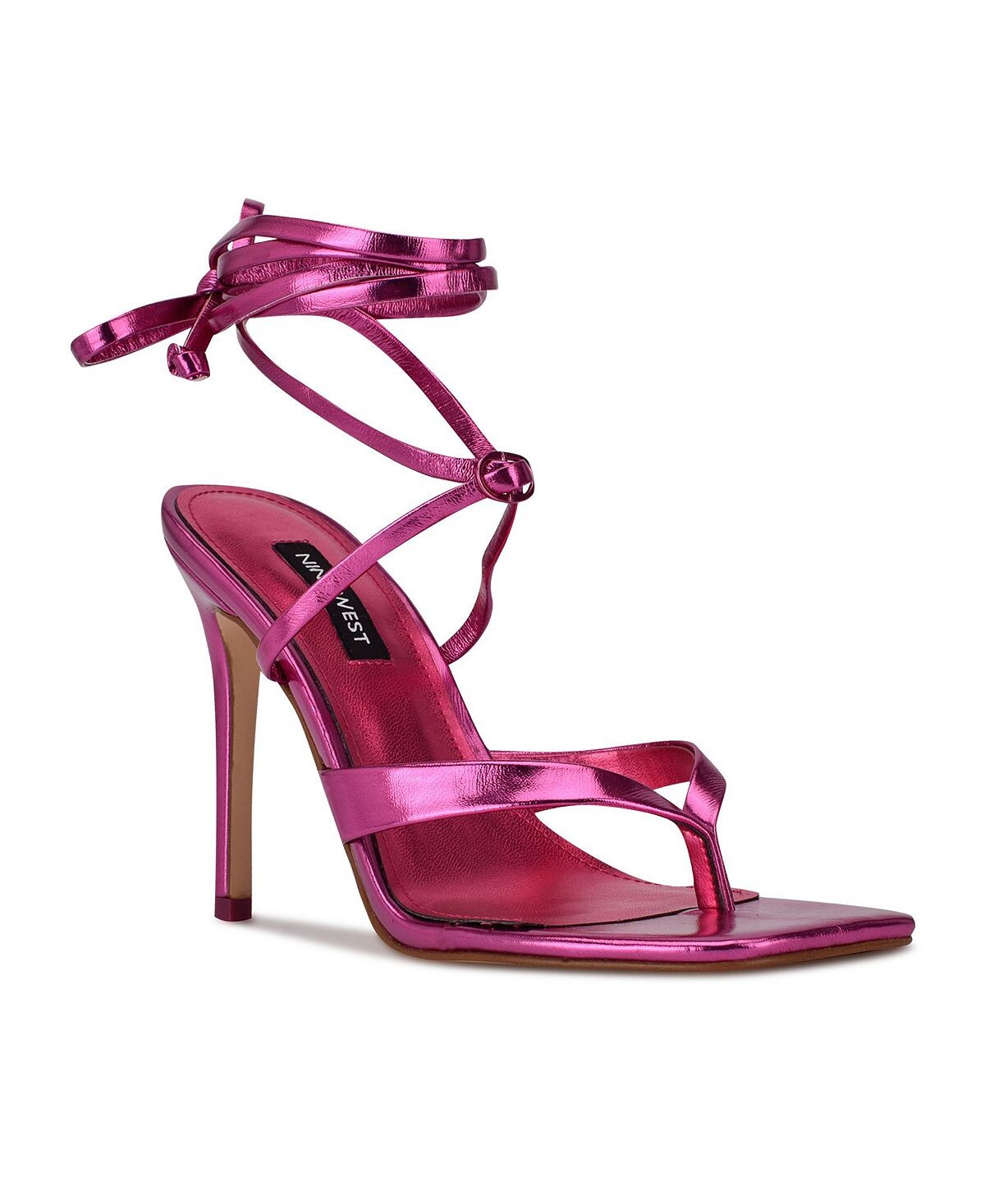Женские босоножки на каблуке Terrie с запахом до щиколотки Nine West, розовый
Женские босоножки на каблуке Terrie с запахом до щиколотки Nine West, розовый