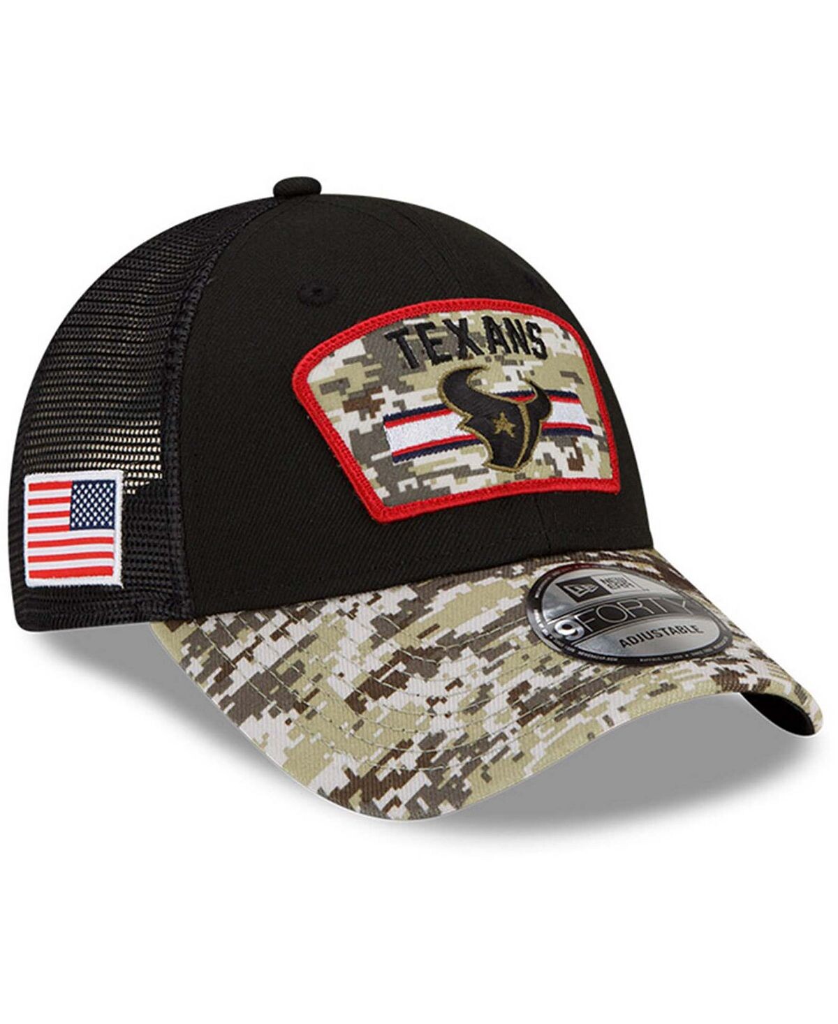 Мужская черная камуфляжная регулируемая кепка Houston Texans 2021 Salute To Service Trucker 9FORTY Snapback New Era
Мужская черная камуфляжная регулируемая кепка Houston Texans 2021 Salute To Service Trucker 9FORTY Snapback New Era