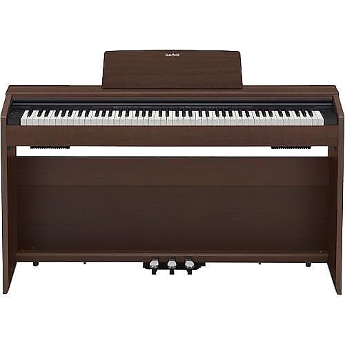 Casio PX-870 Privia 88-клавишное цифровое консольное пианино с 2 усилителями по 20 Вт, орех Casio Music PX870BN
Casio PX-870 Privia 88-клавишное цифровое консольное пианино с 2 усилителями по 20 Вт, орех Casio Music PX870BN