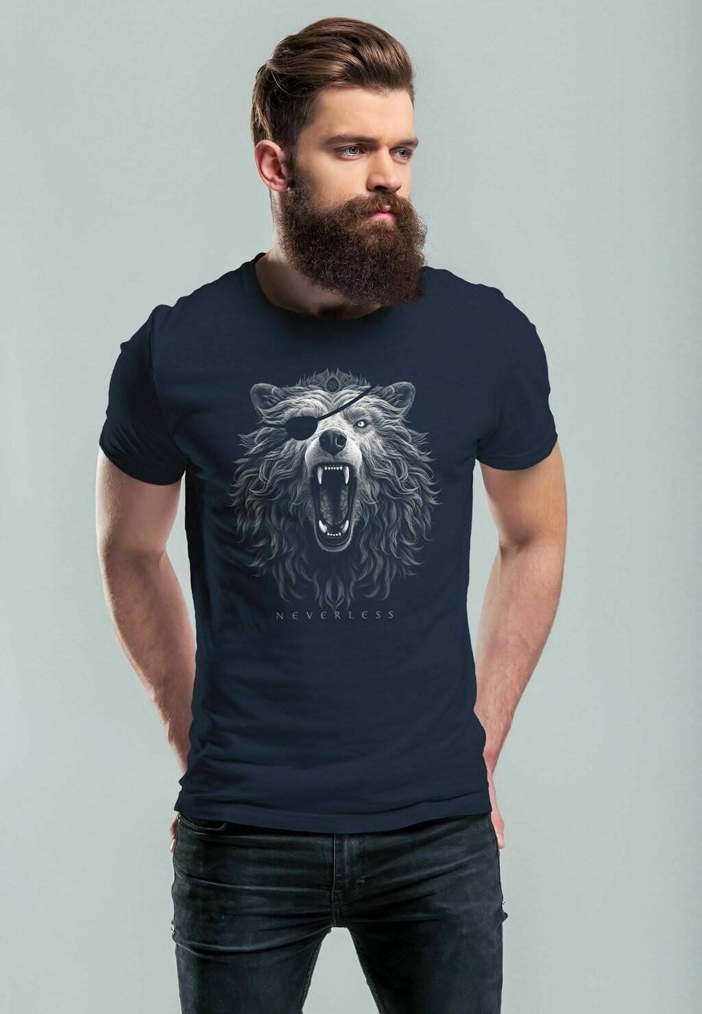 Футболка с принтом WOLF MIT AUGENKLAPPE WIKINGER NORD MYTHOLOG Neverless, цвет navy
Футболка с принтом WOLF MIT AUGENKLAPPE WIKINGER NORD MYTHOLOG Neverless, цвет navy