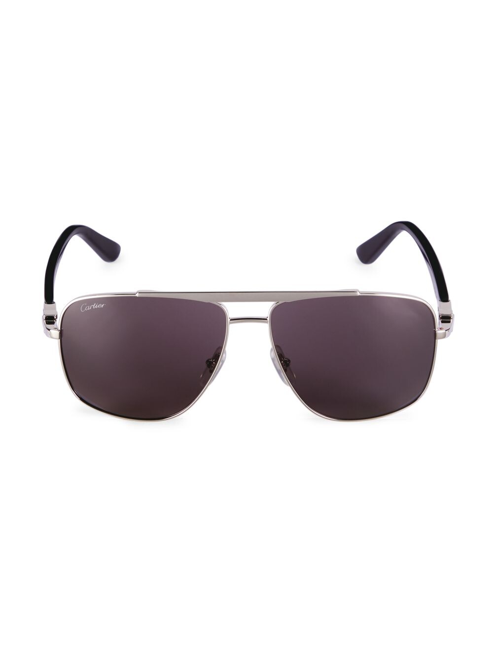 Платиновые солнцезащитные очки C Décor Signature 58MM Navigator Cartier, серебряный
Платиновые солнцезащитные очки C Décor Signature 58MM Navigator Cartier, серебряный