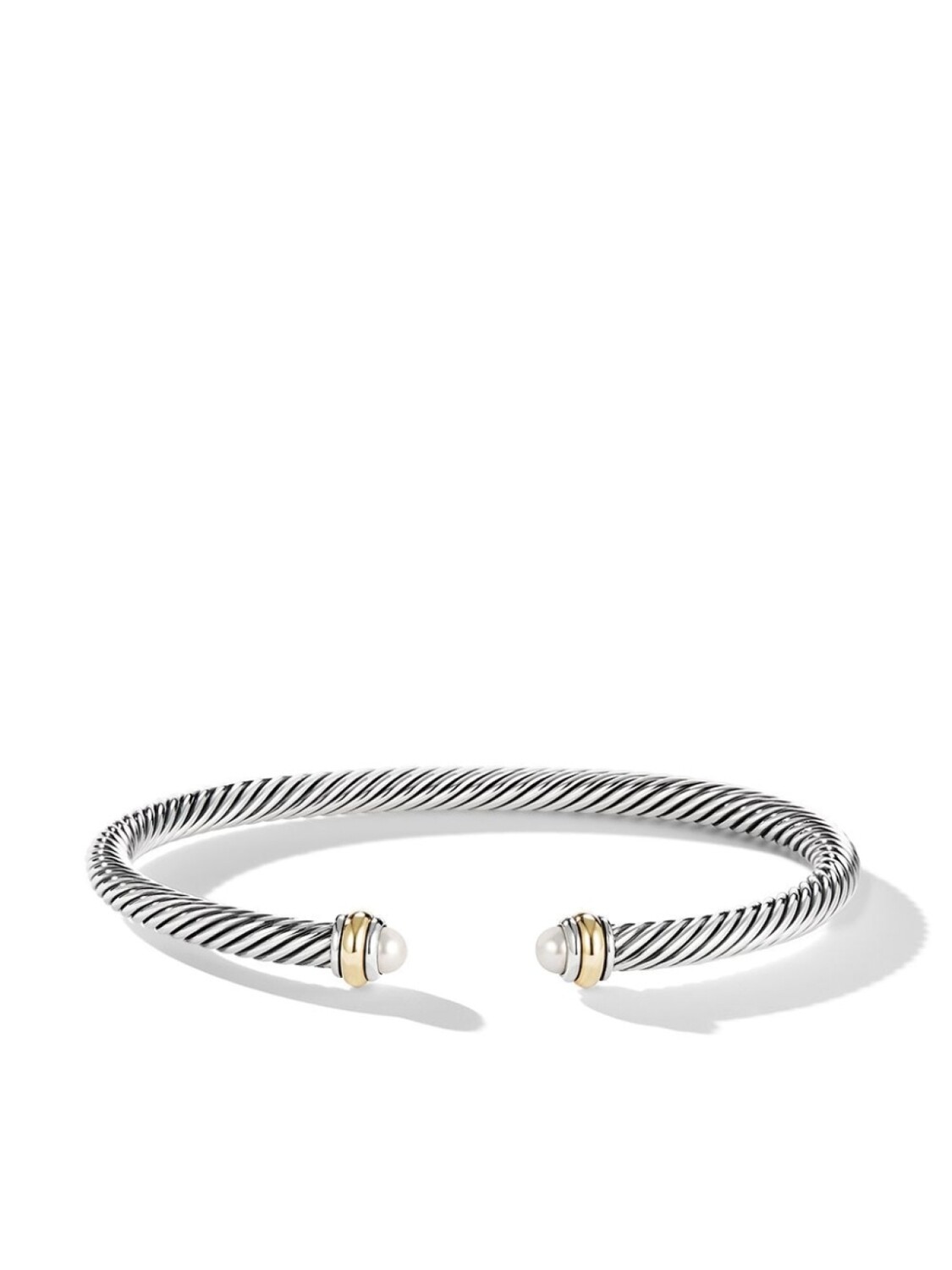 Браслет Cable Cookie Classics из желтого золота и серебра David Yurman, серебряный
Браслет Cable Cookie Classics из желтого золота и серебра David Yurman, серебряный