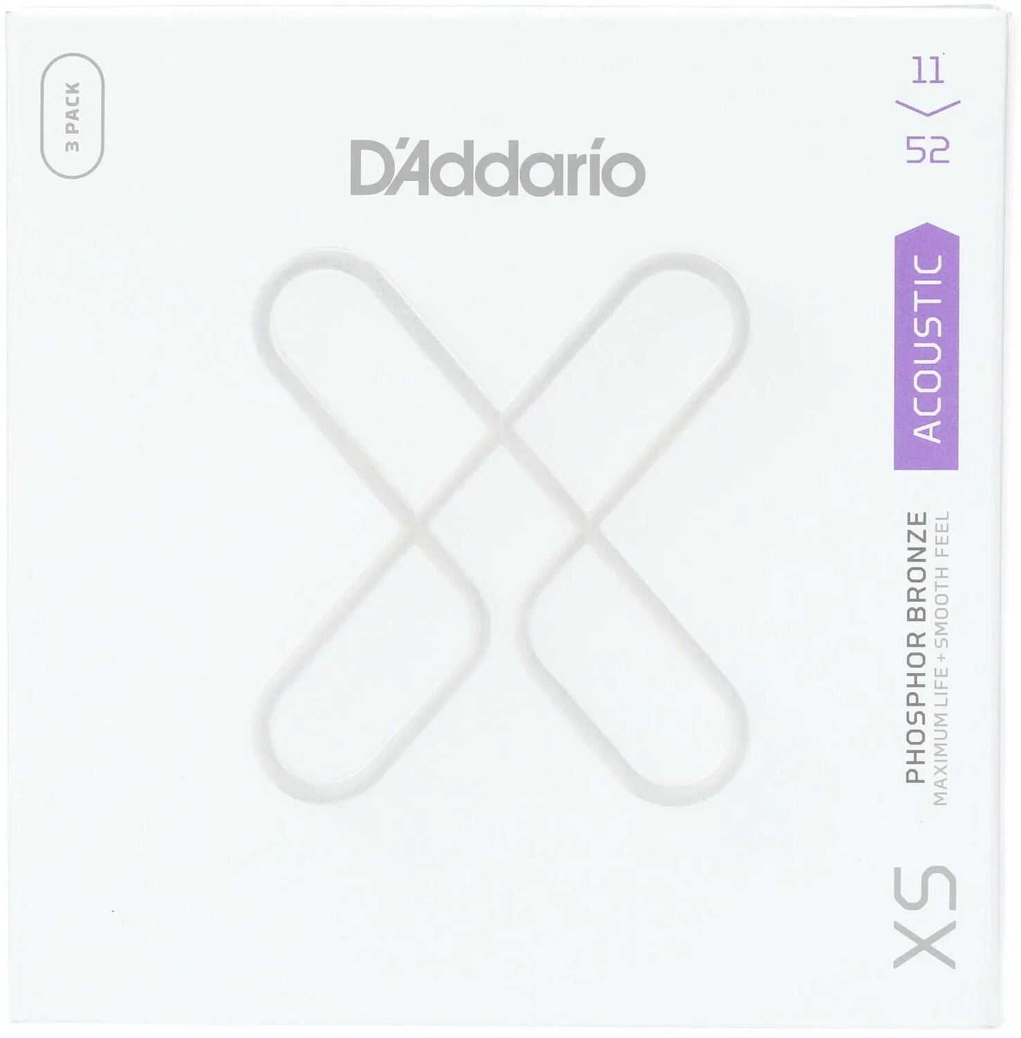 Струны D'Addario XSAPB1152 для акустической гитары с покрытием из фосфорной бронзы — .011-.052 Custom Light (3 шт.)
Струны D'Addario XSAPB1152 для акустической гитары с покрытием из фосфорной бронзы — .011-.052 Custom Light (3 шт.)