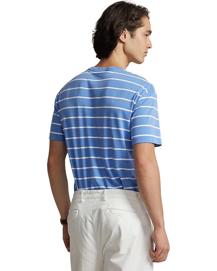 Футболка Polo Ralph Lauren Classic Fit Striped Soft Cotton T-Shirt, цвет Summer Blue/White
Футболка Polo Ralph Lauren Classic Fit Striped Soft Cotton T-Shirt, цвет Summer Blue/White