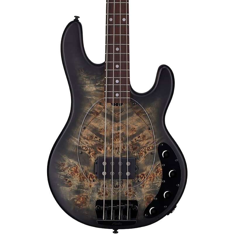 Басс гитара Sterling By Music Man Stingray Ray34PB 4-String Bass Burl Top Trans Black Satin
Басс гитара Sterling By Music Man Stingray Ray34PB 4-String Bass Burl Top Trans Black Satin