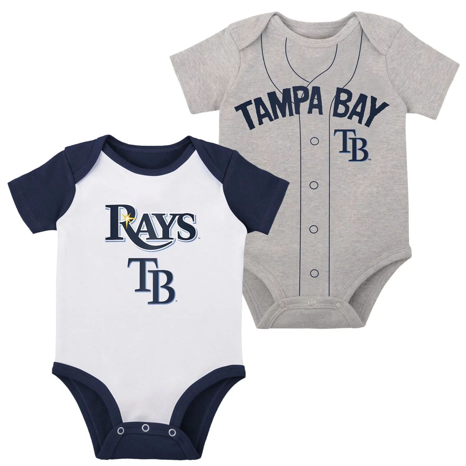 Комплект из двух боди Tampa Bay Rays Little Slugger белого/серого цвета для новорожденных и младенцев Outerstuff
Комплект из двух боди Tampa Bay Rays Little Slugger белого/серого цвета для новорожденных и младенцев Outerstuff