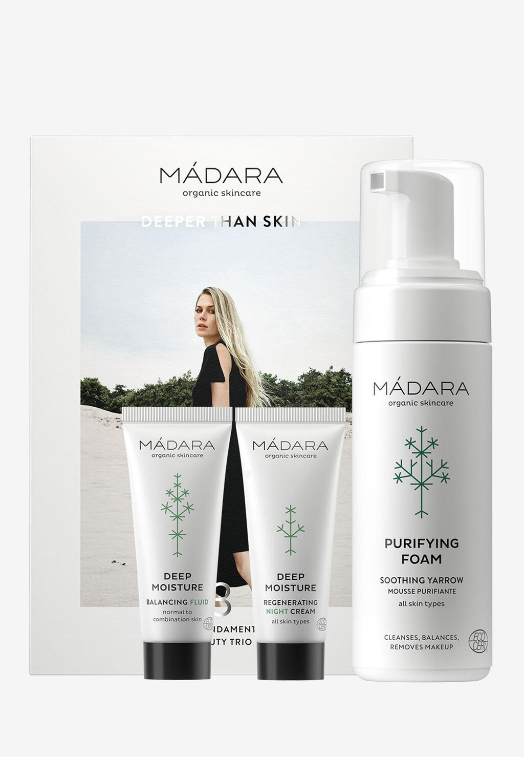 Набор для ухода за кожей The Fundamental Beauty Trio Set Deeper Than Skin MÁDARA
Набор для ухода за кожей The Fundamental Beauty Trio Set Deeper Than Skin MÁDARA