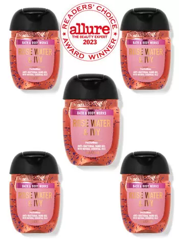 Дезинфицирующие средства для рук PocketBac, 5 шт. в упаковке Rose Water & Ivy, 1 fl oz / 29 mL Each, Bath and Body Works
Дезинфицирующие средства для рук PocketBac, 5 шт. в упаковке Rose Water & Ivy, 1 fl oz / 29 mL Each, Bath and Body Works
