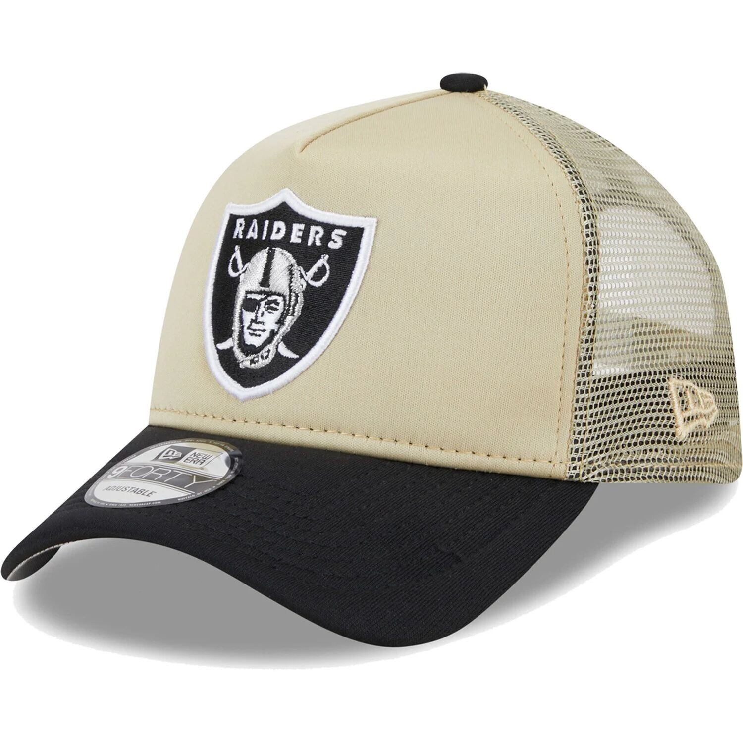 Мужская регулируемая кепка New Era Tan/Black Las Vegas Raiders All Day A-Frame Trucker 9FORTY
Мужская регулируемая кепка New Era Tan/Black Las Vegas Raiders All Day A-Frame Trucker 9FORTY
