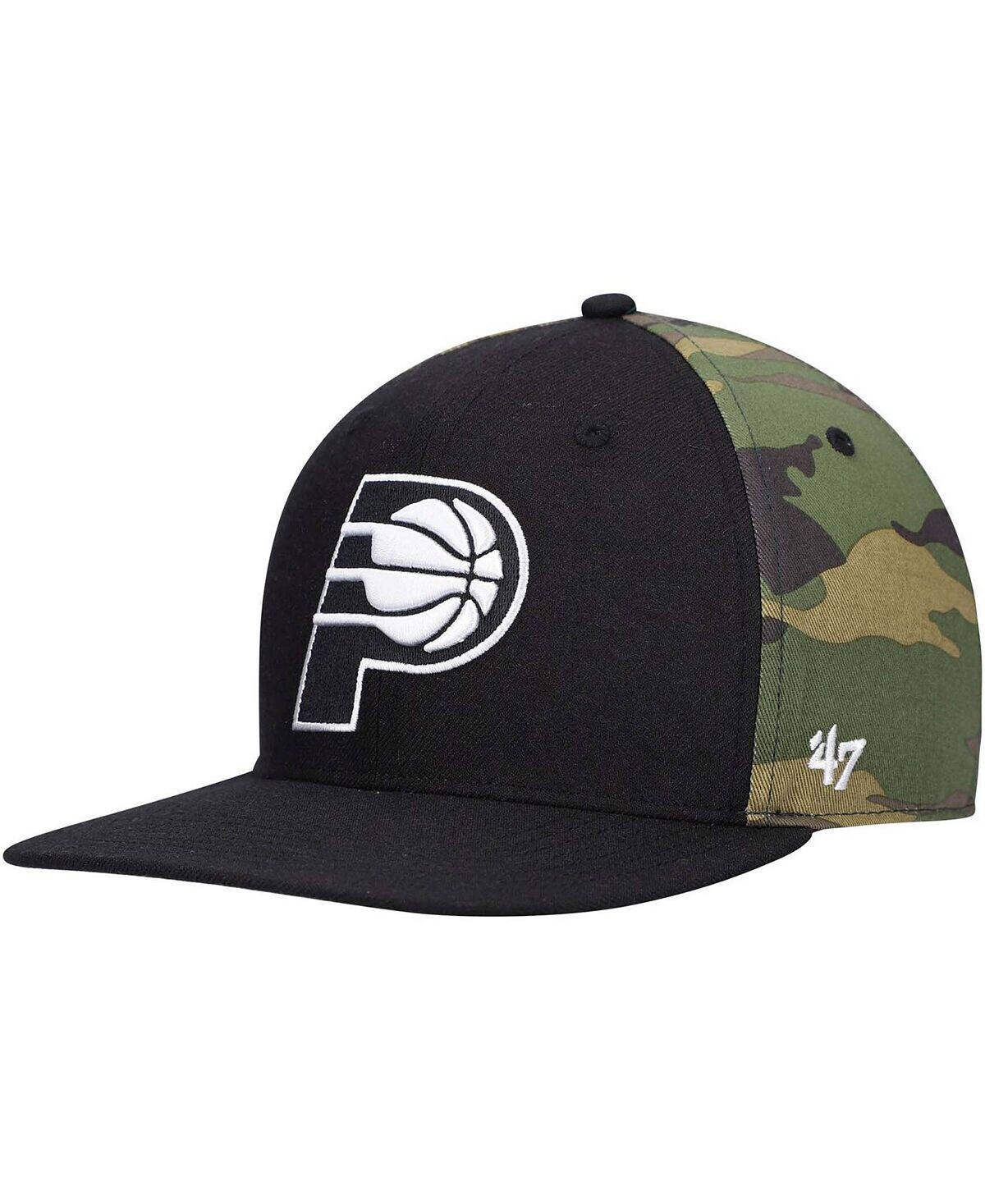 Мужская черная камуфляжная кепка Indiana Pacers Bramble Captain Snapback '47 Brand
Мужская черная камуфляжная кепка Indiana Pacers Bramble Captain Snapback '47 Brand