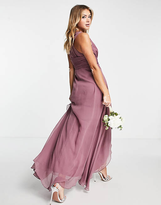Розовое платье макси со сборками на лифе и многослойной юбкой с запахом ASOS DESIGN Bridesmaid
Розовое платье макси со сборками на лифе и многослойной юбкой с запахом ASOS DESIGN Bridesmaid