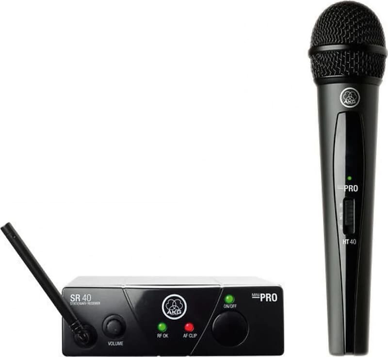 Микрофон AKG WMS40 Mini Single Wireless Vocal Microphone Set - Band B (537.900 MHz)
Микрофон AKG WMS40 Mini Single Wireless Vocal Microphone Set - Band B (537.900 MHz)