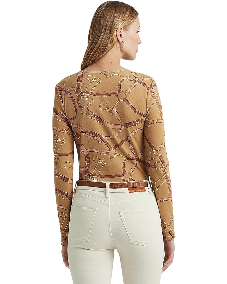 Футболка LAUREN Ralph Lauren Belting-Print Cotton Long-Sleeve Tee, цвет Camel Multi
Футболка LAUREN Ralph Lauren Belting-Print Cotton Long-Sleeve Tee, цвет Camel Multi